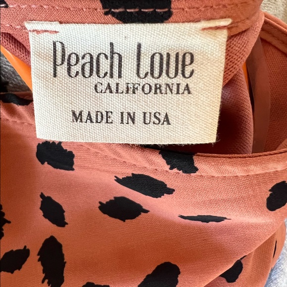 PEACH LOVE POLKA DOT DRESS - Picture 8 of 8